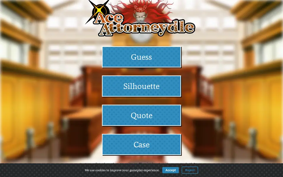 Screenshot of Ace Attorneydle