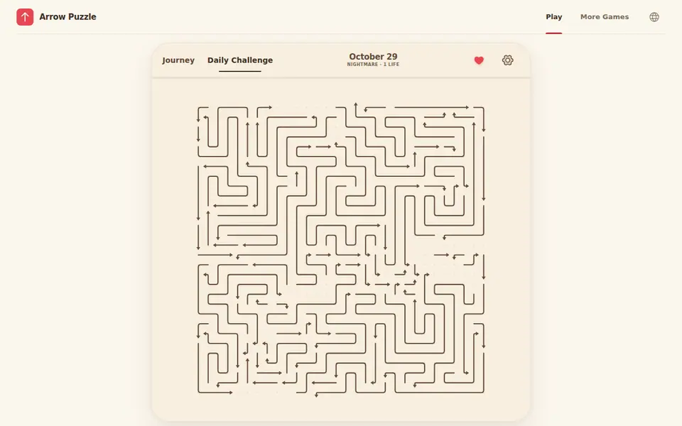 Screenshot of Arrow Puzzle