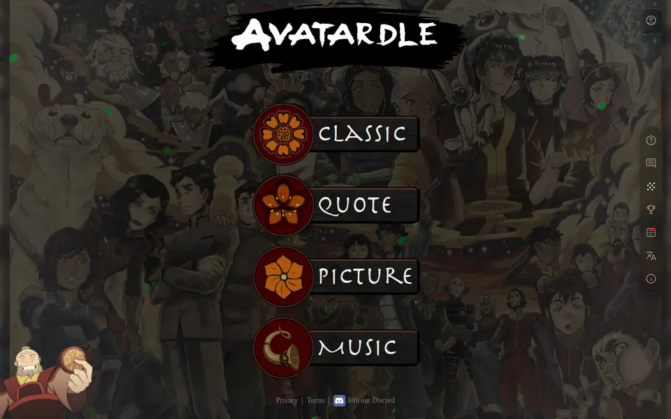 Screenshot of Avatardle