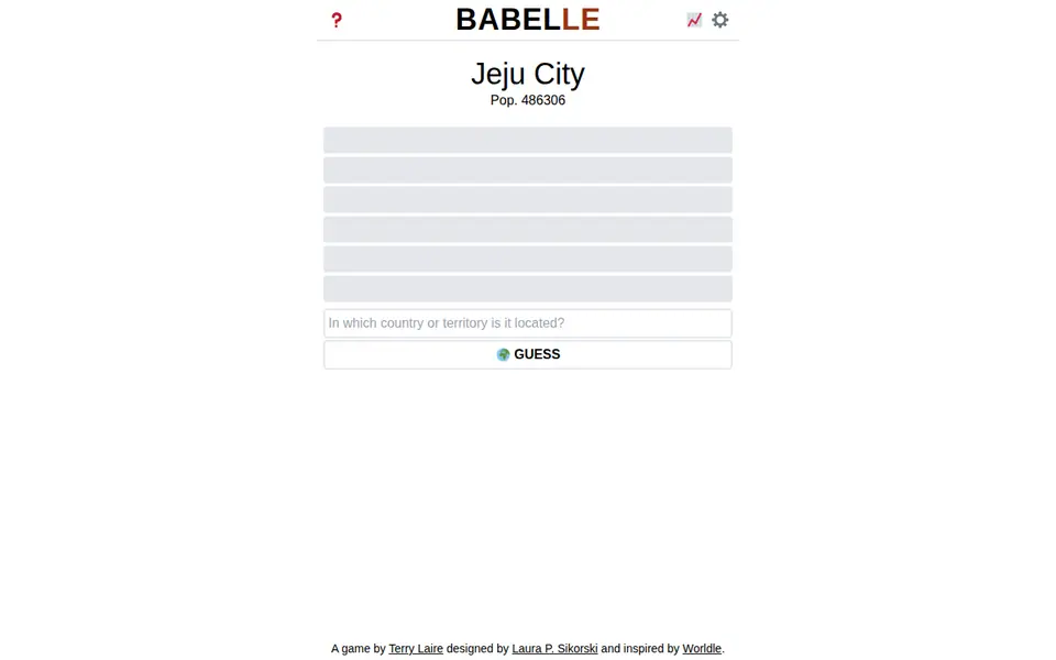 Screenshot of Babelle