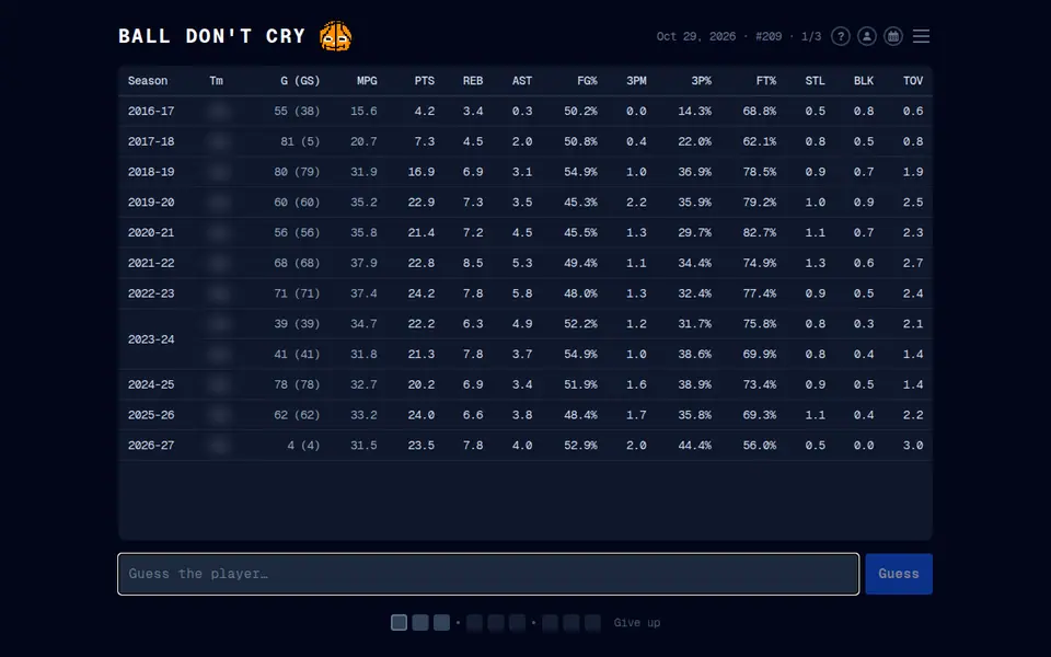 Screenshot of Ball Don't Cry