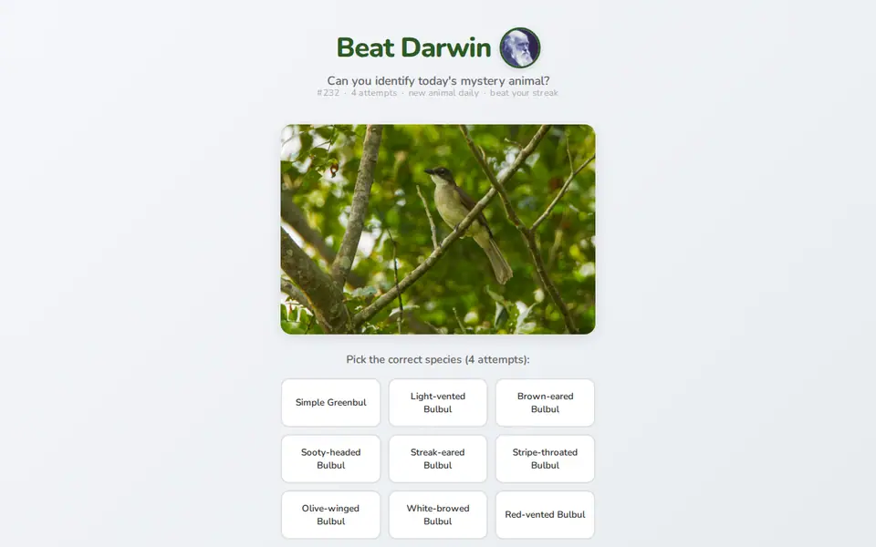 Screenshot of Beat Darwin