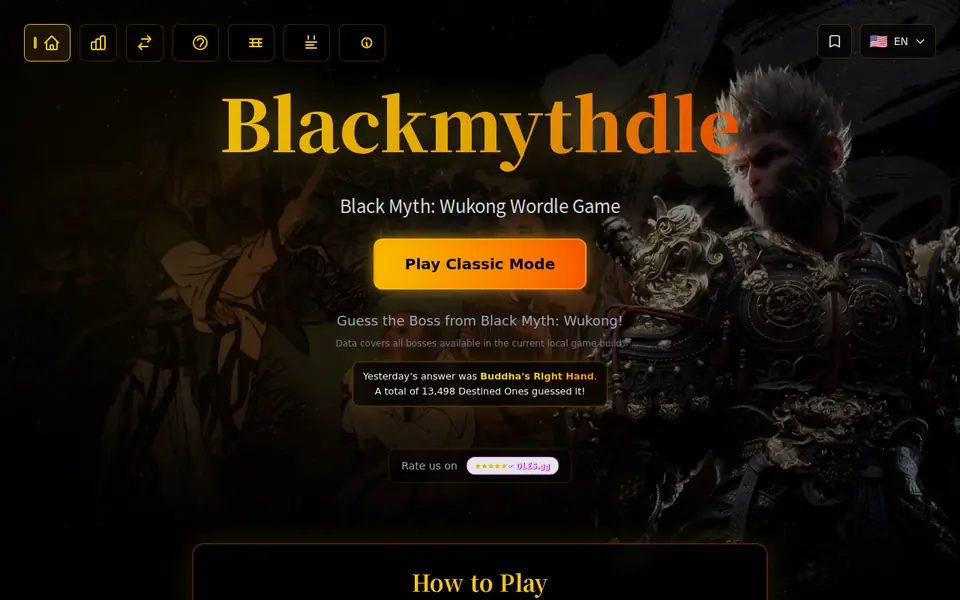 Screenshot of Black Mythdle