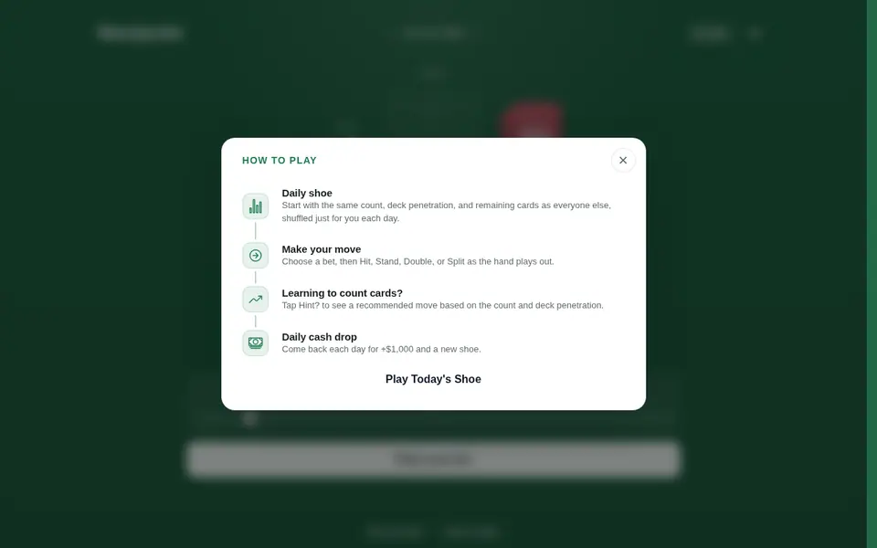 Screenshot of Blackjackle