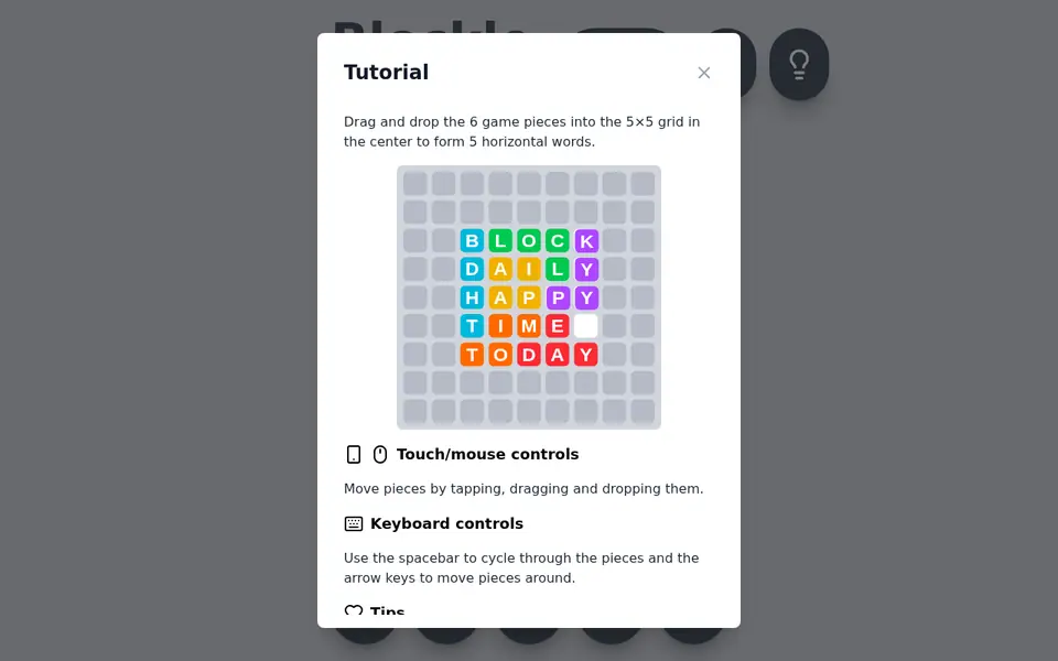 Screenshot of Blockle