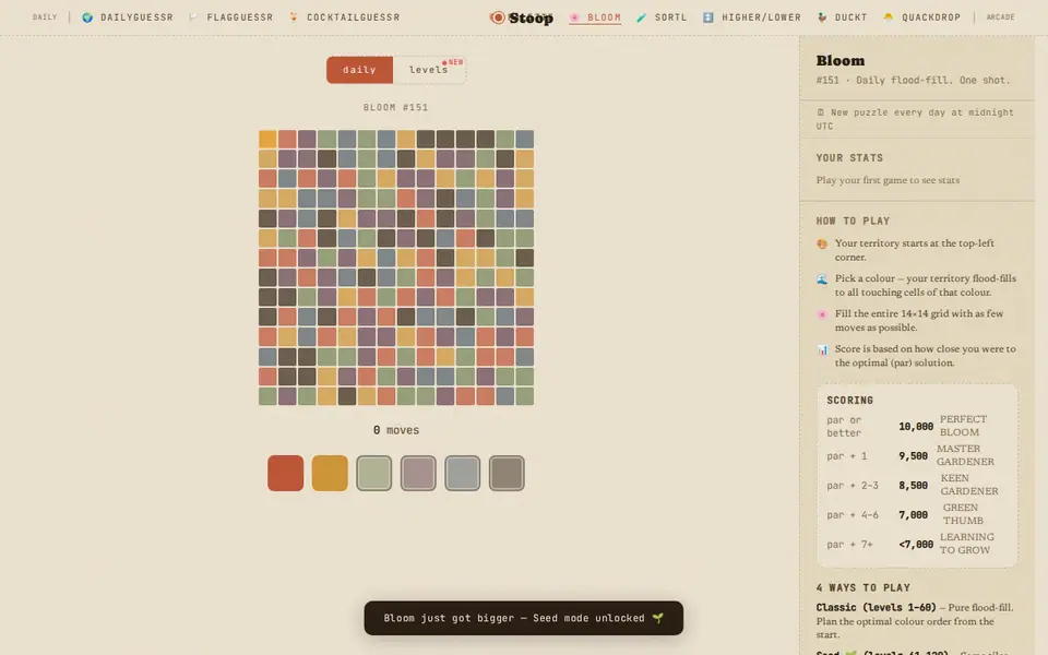 Screenshot of Bloom
