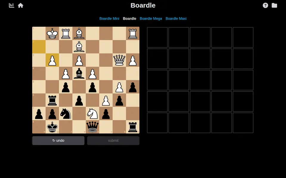 Screenshot of Boardle