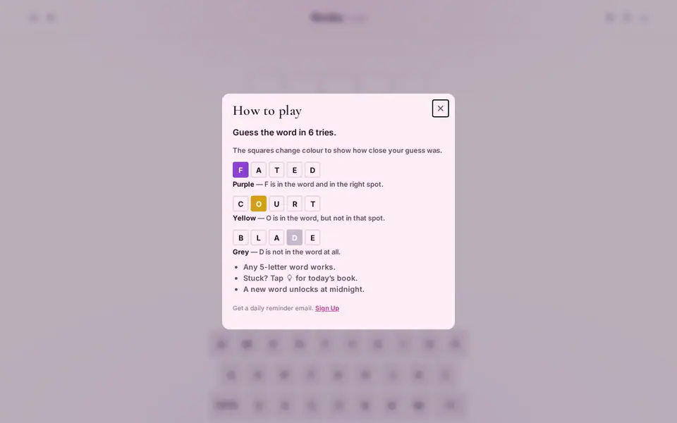 Screenshot of Booky