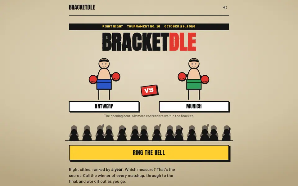 Screenshot of Bracketdle