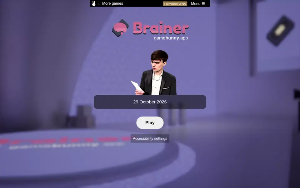 Screenshot of Brainer