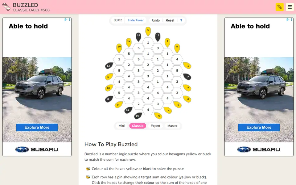 Screenshot of Buzzled