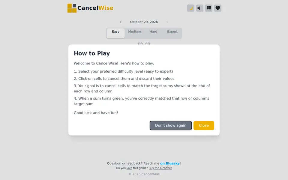 Screenshot of Cancelwise