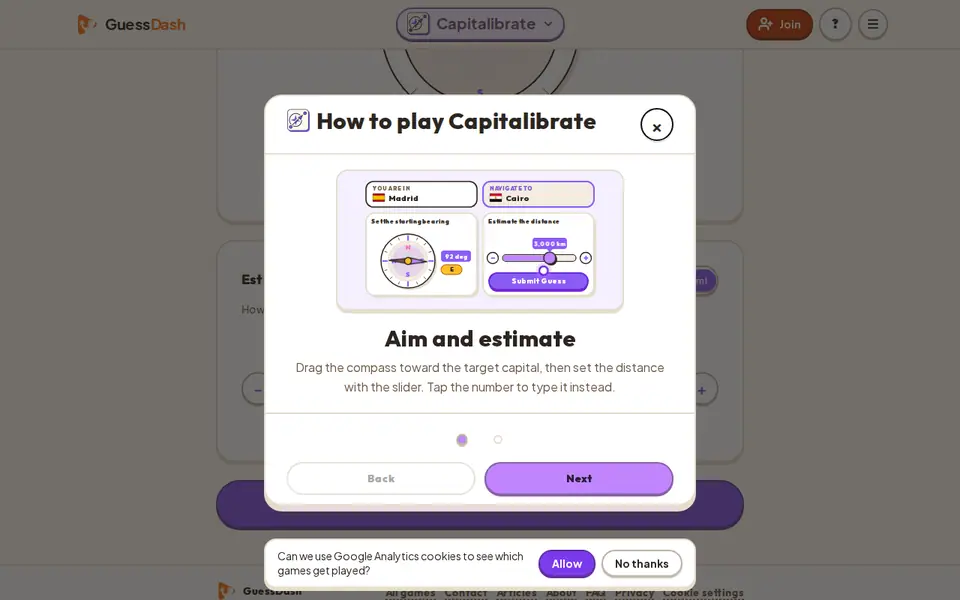 Screenshot of Capitalibrate