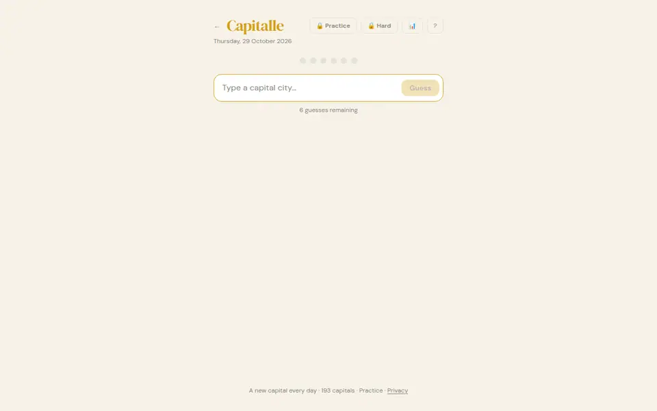 Screenshot of Capitalle