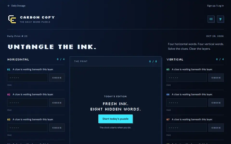 Screenshot of Carbon Copy