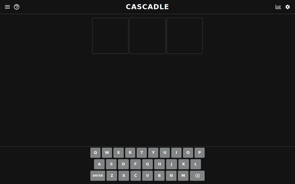 Screenshot of Cascadle
