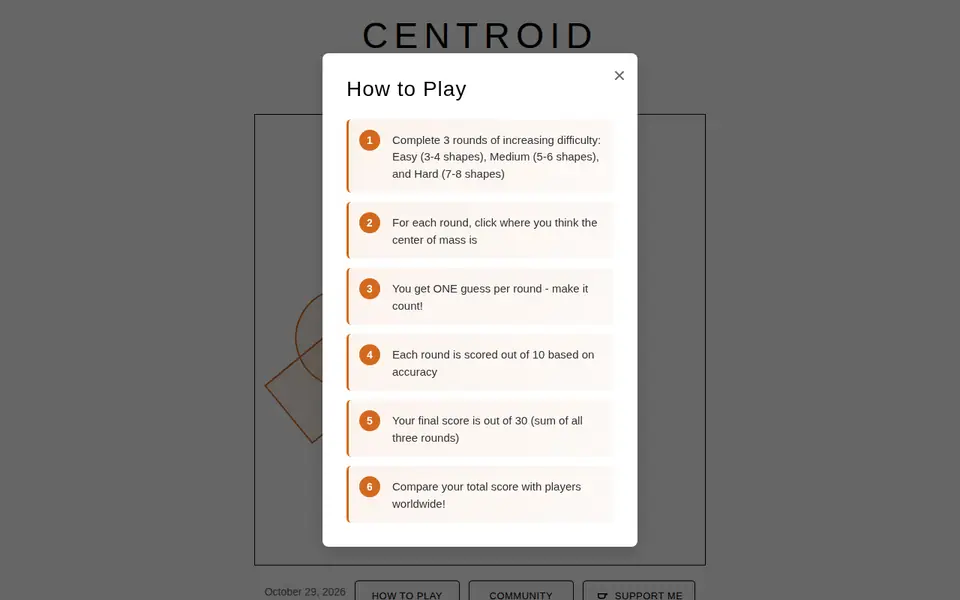 Screenshot of Centroid