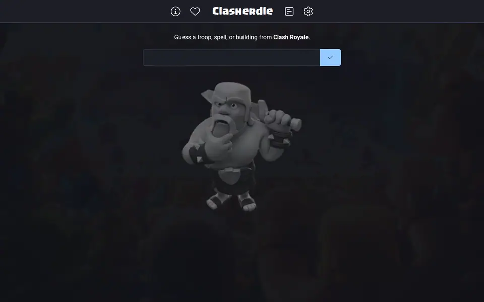 Screenshot of Clasherdle