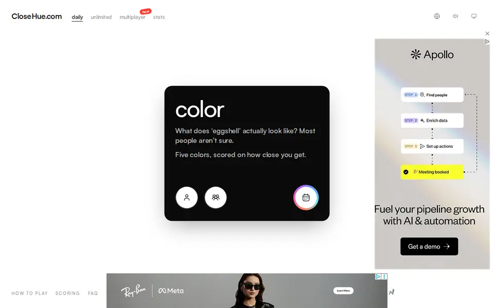 Screenshot of Close Hue