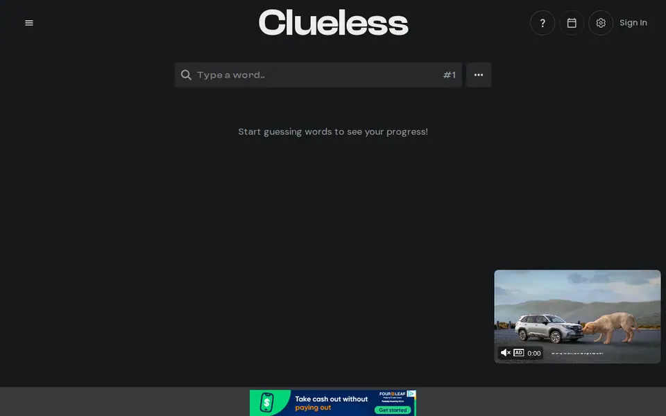 Screenshot of Clueless