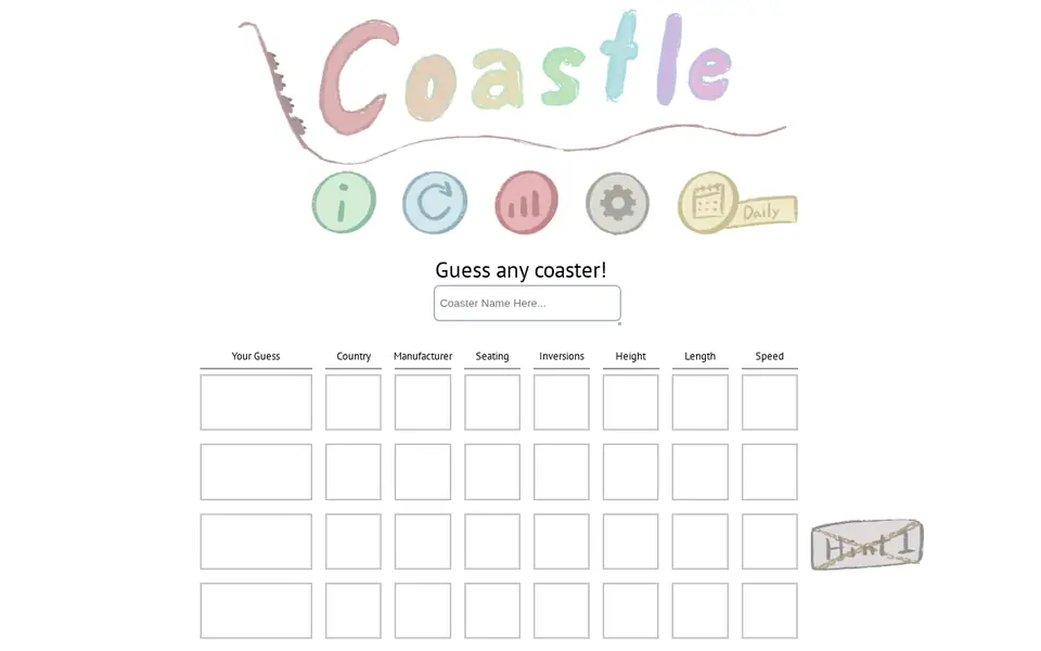 Screenshot of Coastle