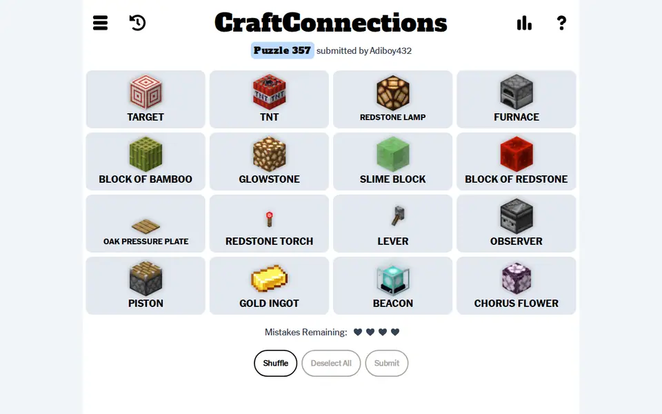Screenshot of Craft Connections