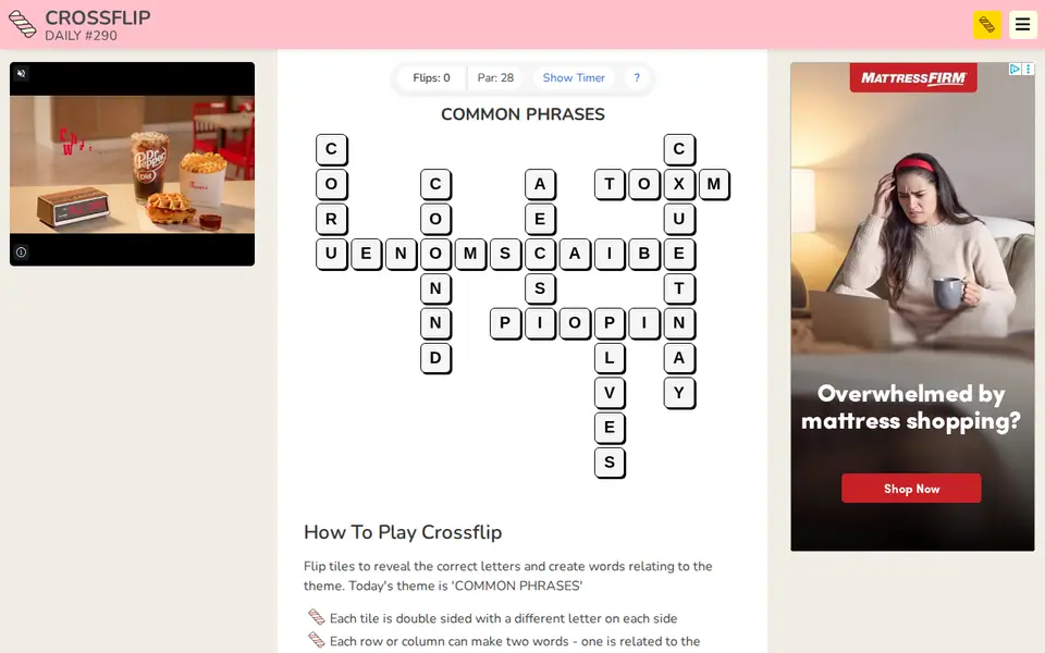 Screenshot of Crossflip