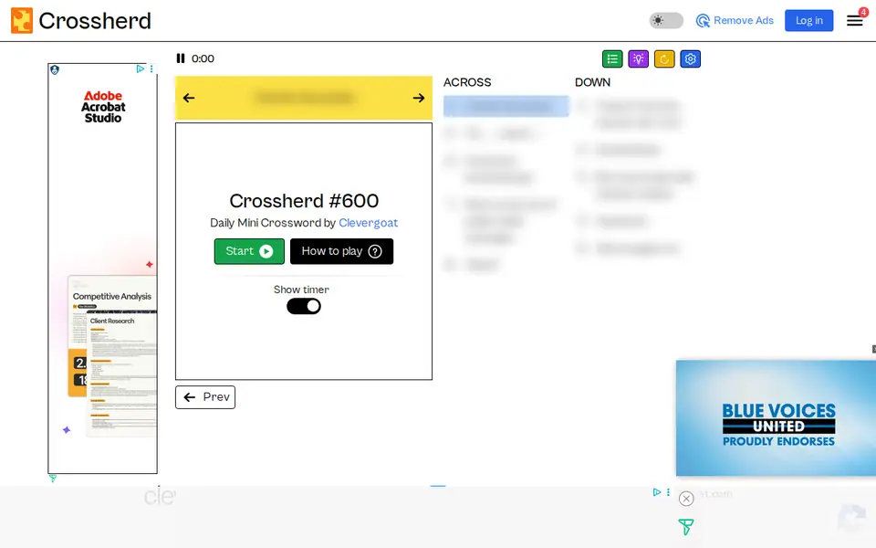 Screenshot of Crossherd