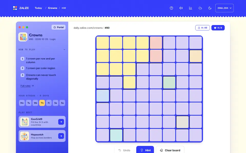 Screenshot of Crowns
