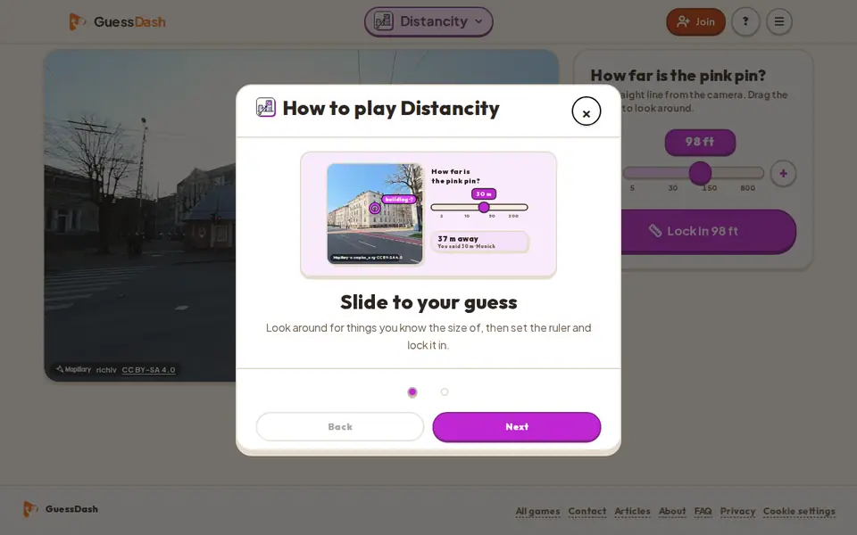 Screenshot of Distancity