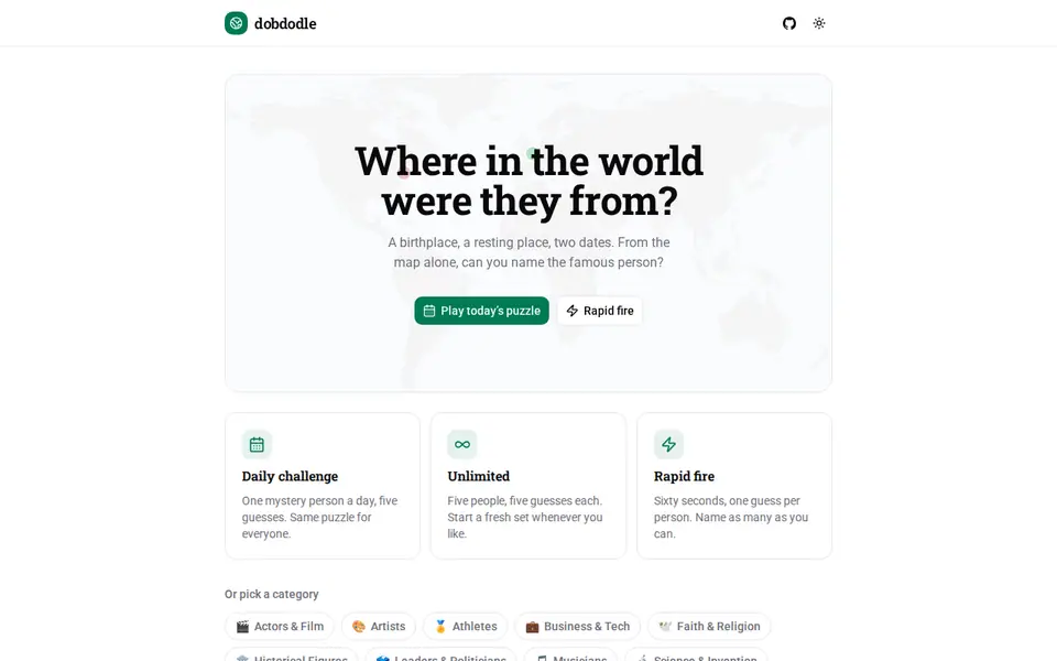 Screenshot of Dobdodle