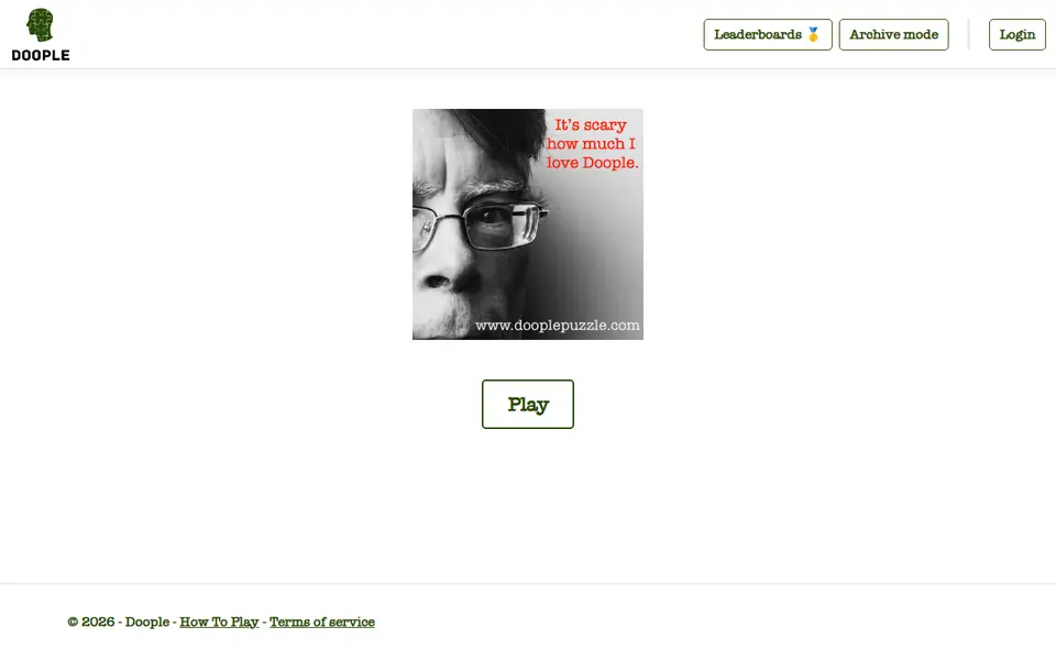 Screenshot of Doople