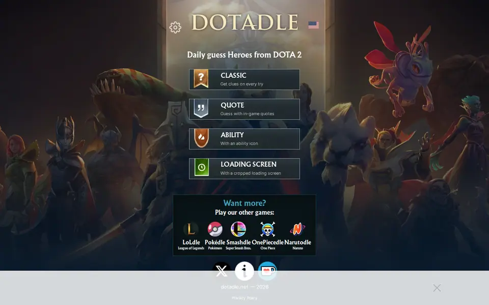 Screenshot of Dotadle