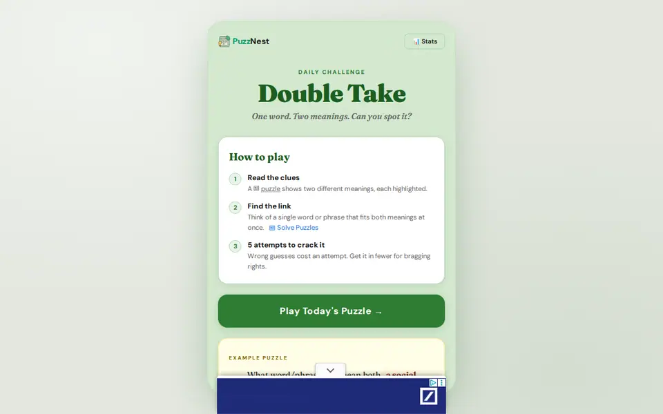 Screenshot of Double Take