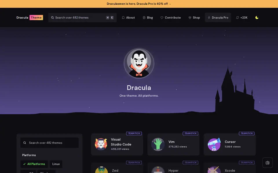 Screenshot of Dracula