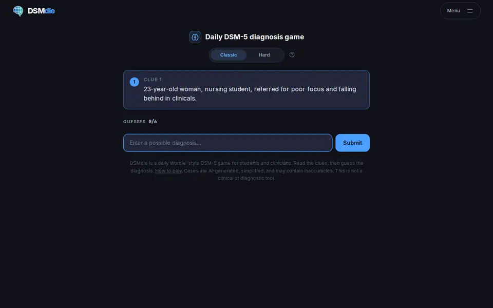 Screenshot of DSMdle