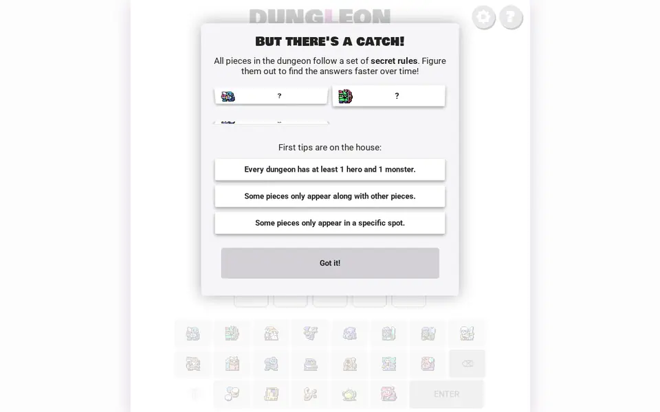 Screenshot of Dungleon
