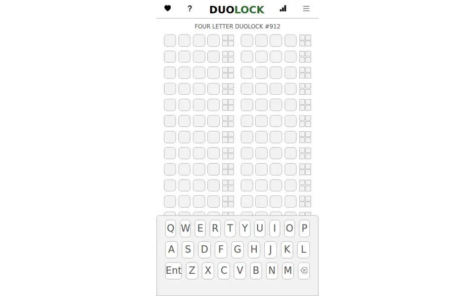 Screenshot of Duolock Game