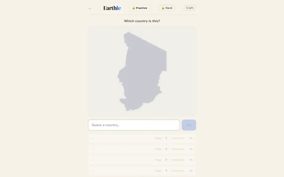 Screenshot of Earthle