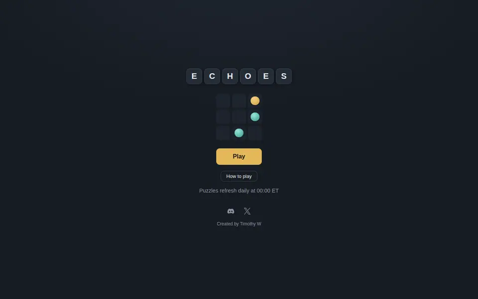 Screenshot of Echoes