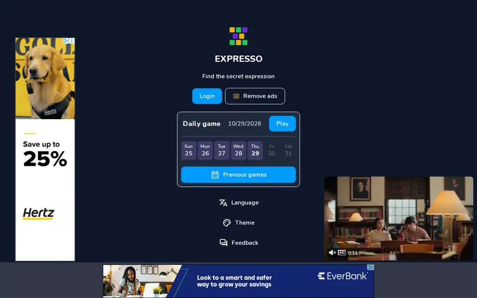 Screenshot of Expresso