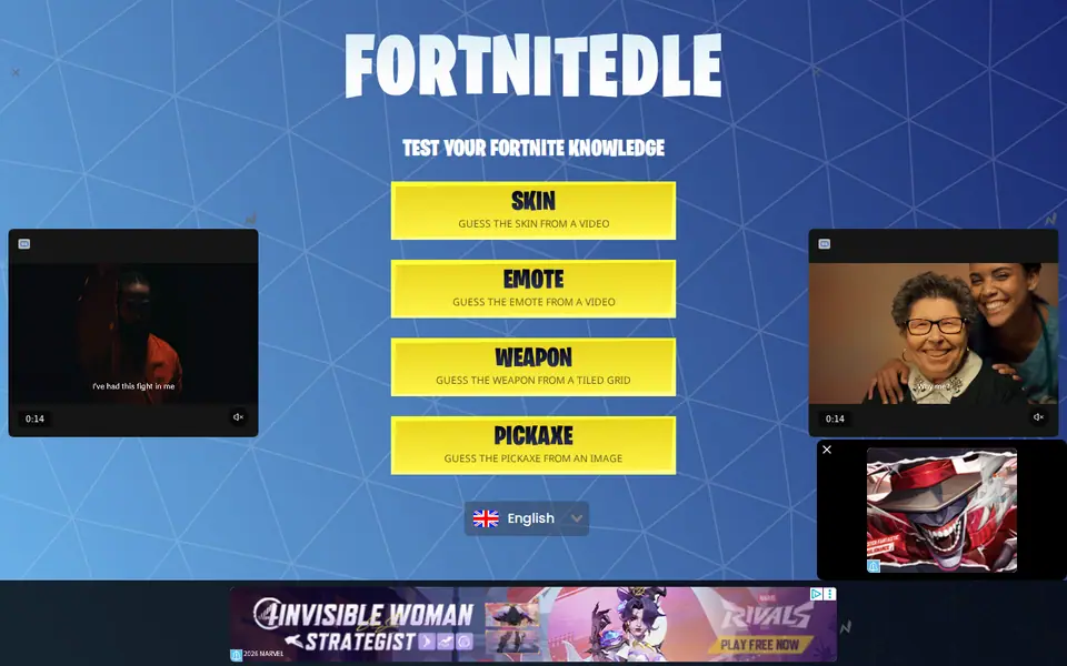 Screenshot of Fortnitedle