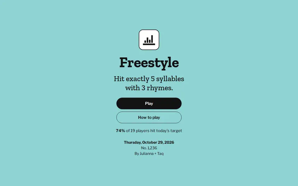 Screenshot of Freestyle