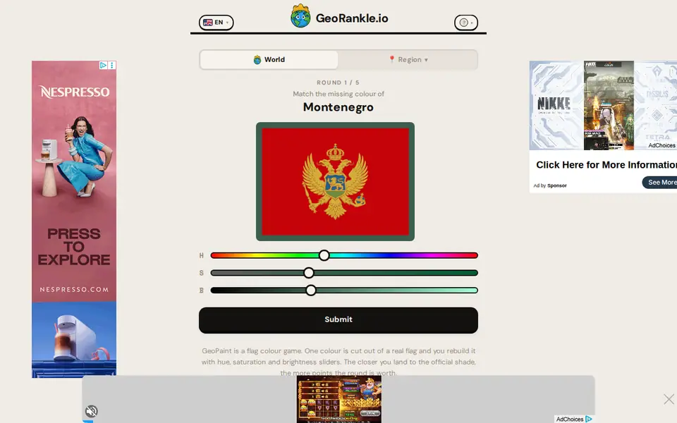 Screenshot of GeoPaint