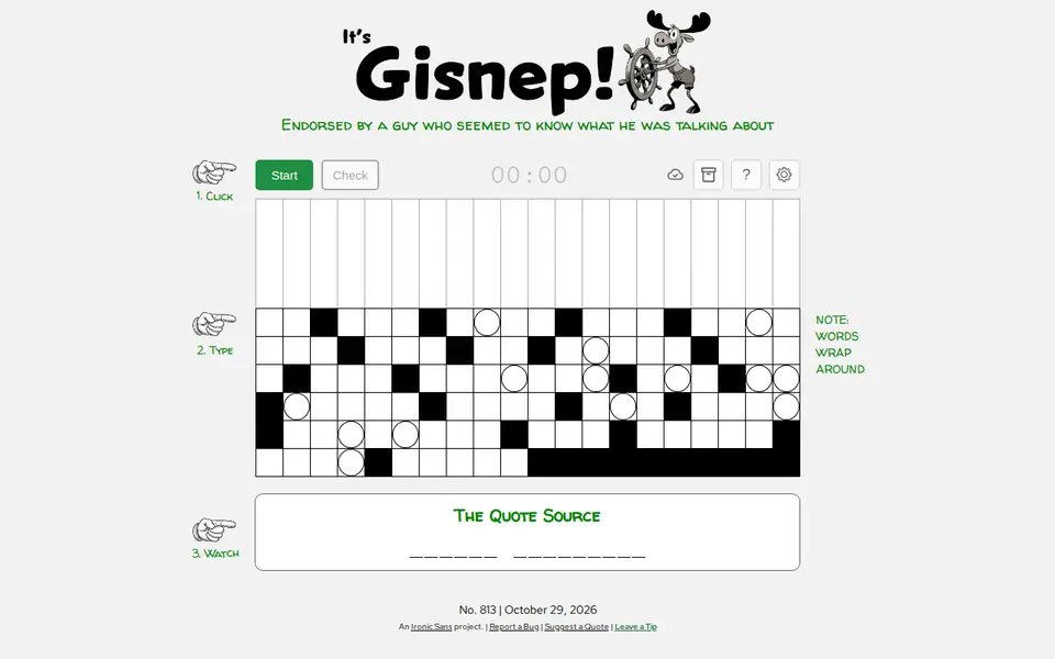 Screenshot of Gisnep