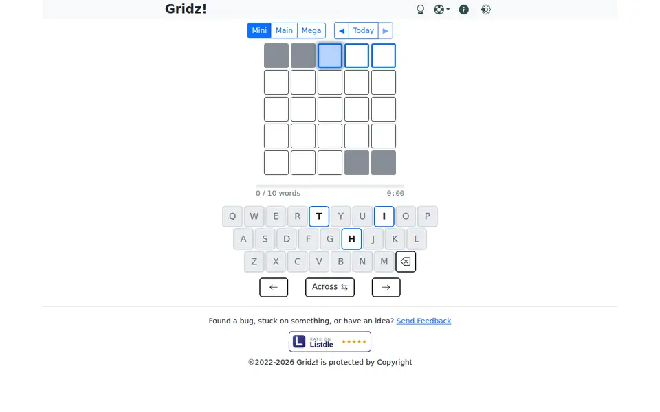 Screenshot of Gridz