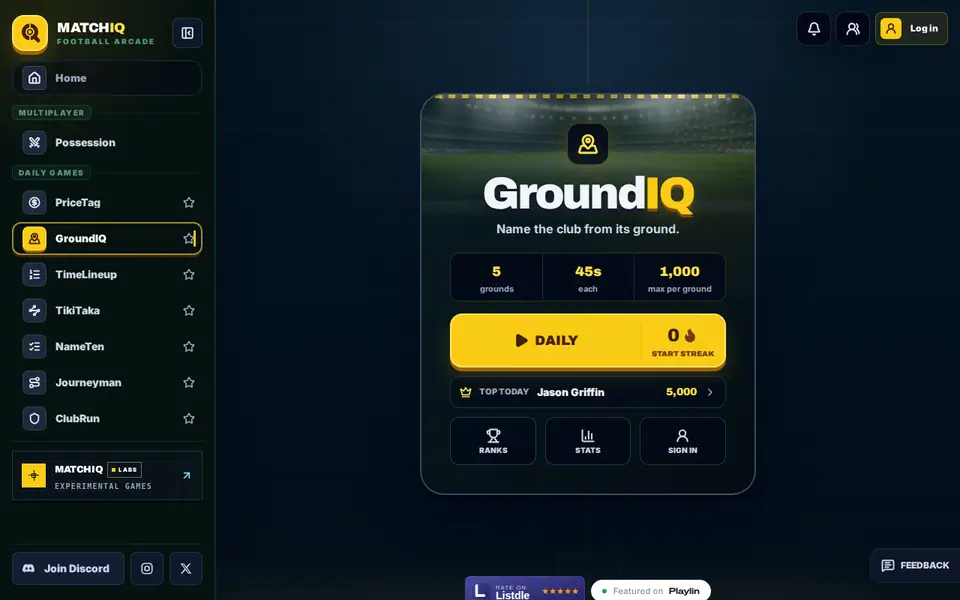 Screenshot of GroundIQ