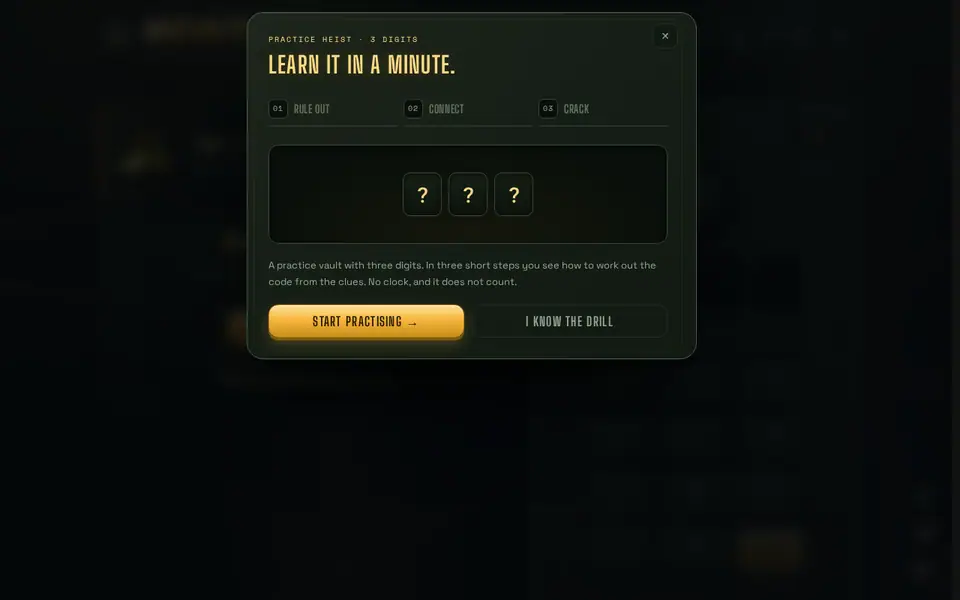 Screenshot of Heistle