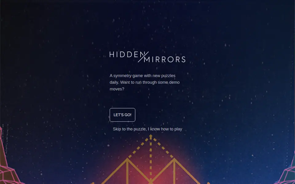 Screenshot of Hidden Mirrors