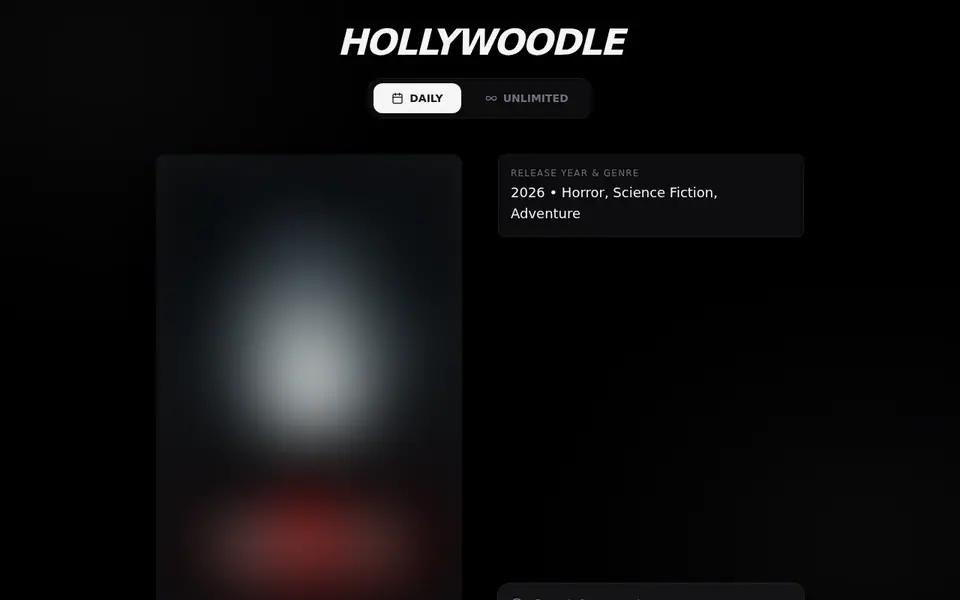Screenshot of Hollywoodle